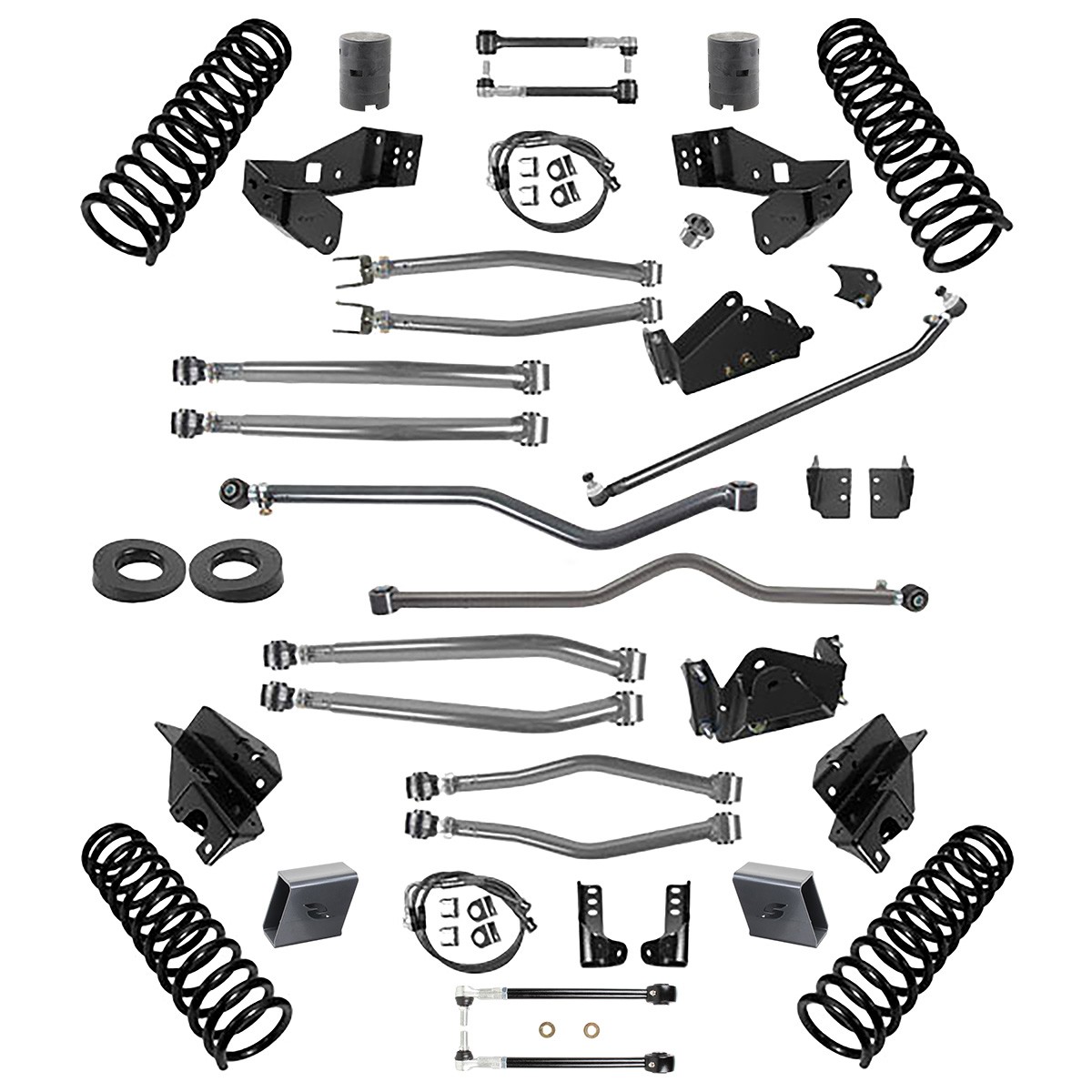 Synergy Jeep JK Stage 4 Long Arm Suspension System, 4/4.5" Lift