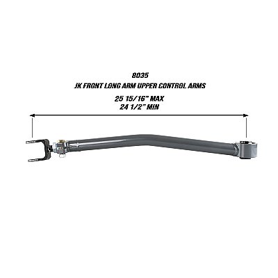 Synergy Jeep JK Front Long Arm Upper Control Arms (Pair)