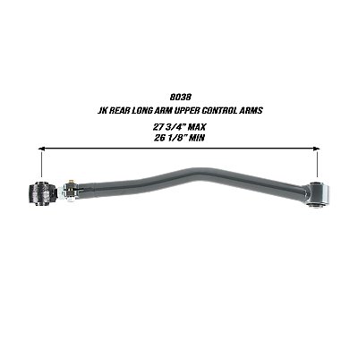Synergy Jeep JK Rear Long Arm Upper Control Arms (Pair)
