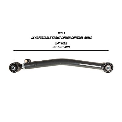 Synergy Jeep JK Adjustable Front Lower Control Arms (Pair)