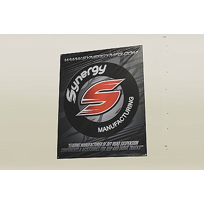 Synergy Black Vinyl Shop Banner