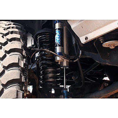 Jeep JK Universal Brake Line Installed in Front of Vehicle
