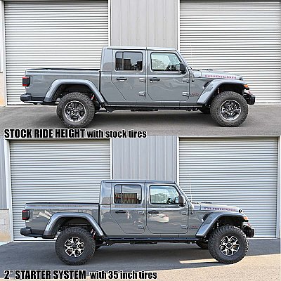 Synergy Jeep Gladiator JT 1 & 2 Inch Lift Starter Systems